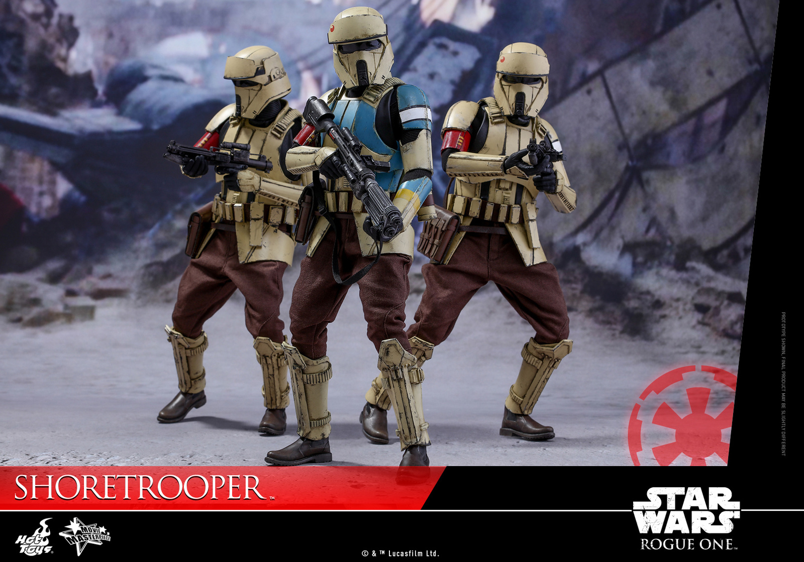 Darth Vader and New Trooper Design from Rogue One: A Star Wars Story Recreated As Figures! 4