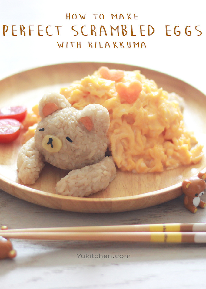 [Healthy Food for the Geeky Soul] Perfect Scrambled Eggs with Rilakkuma