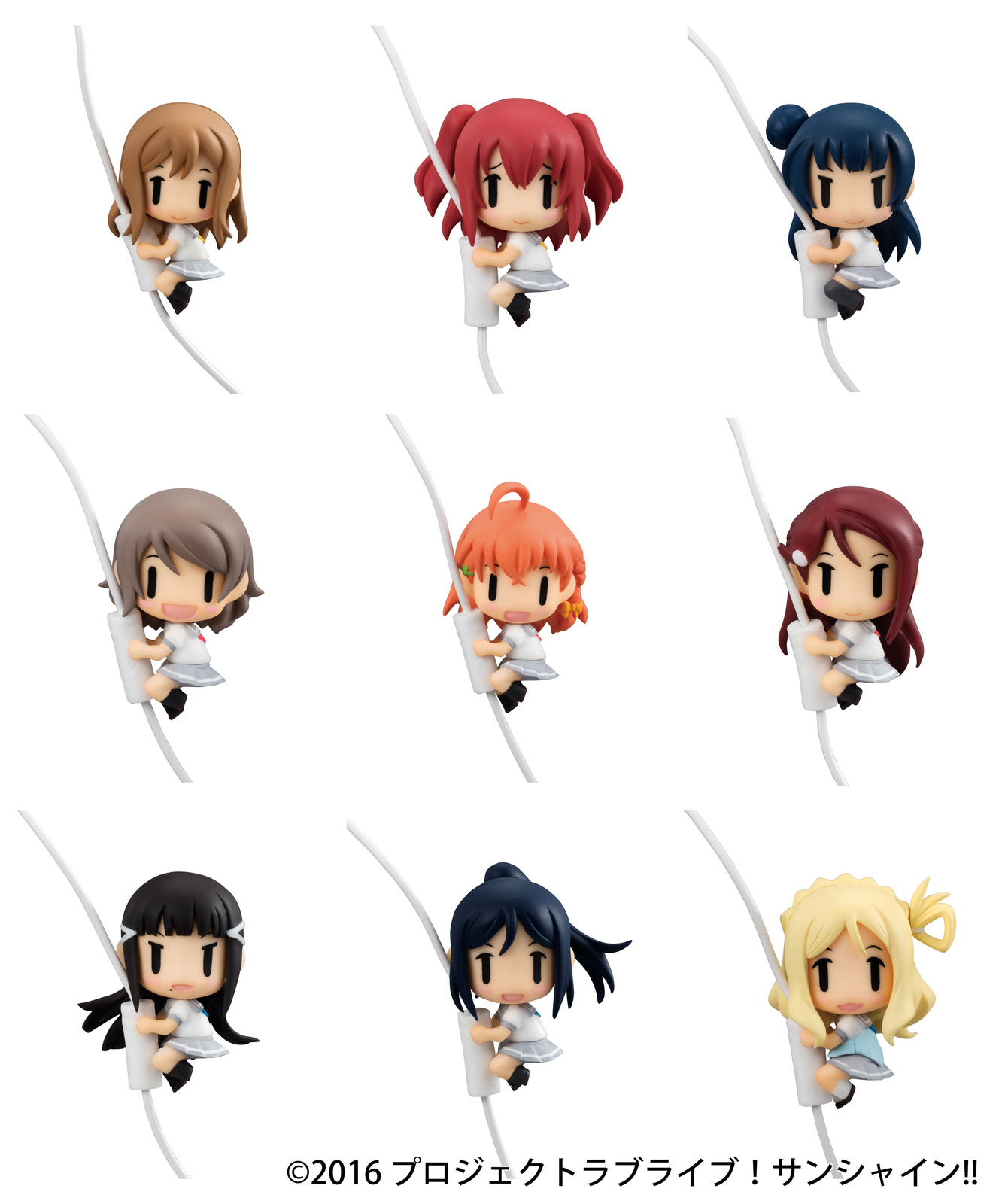 Love Live! Sunshine!! Mascots Are Here to Serenade You from Your Headphone Cable! 1