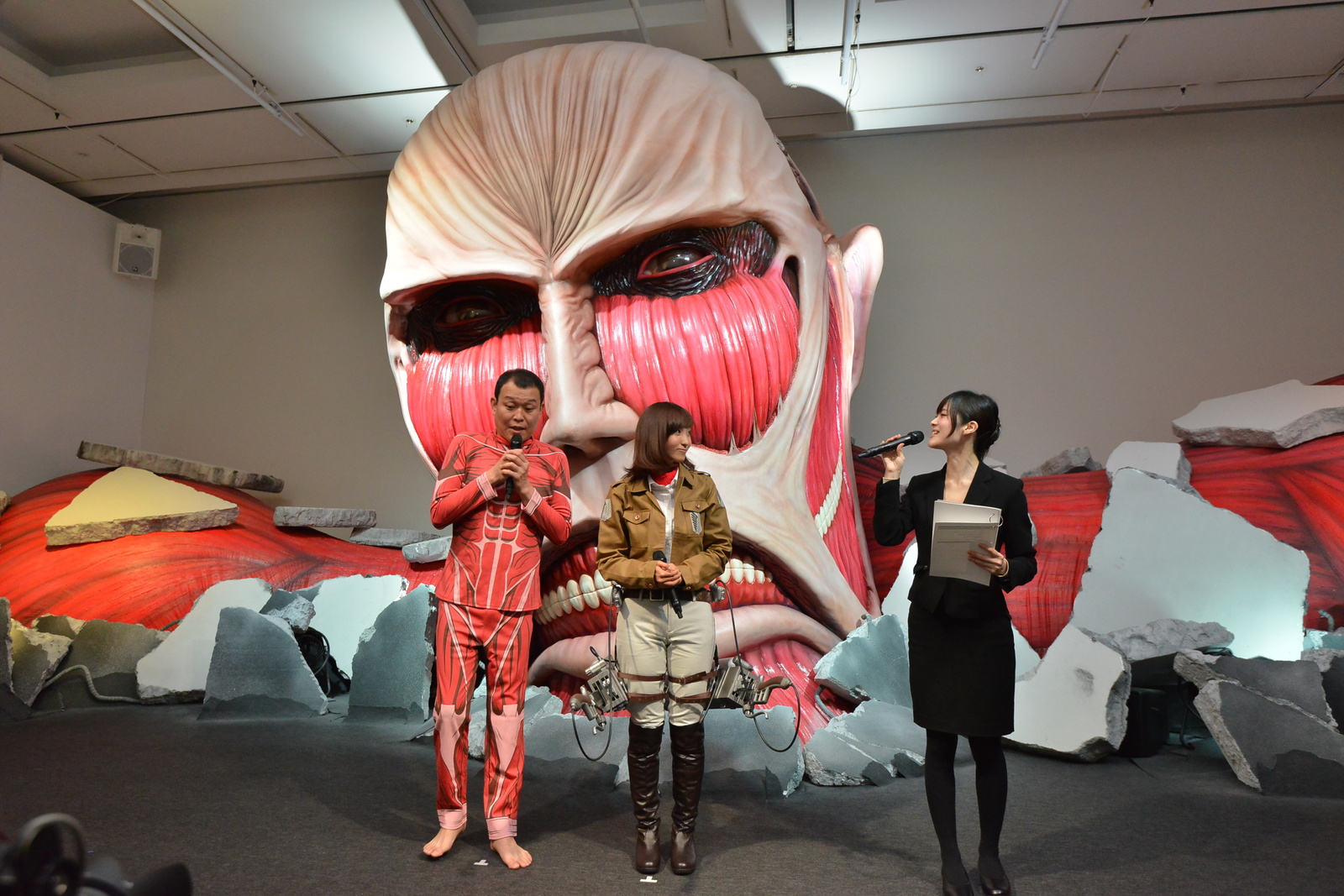 Attack on Titan Exhibition Now Open! Features Life-Sized Colossal Titan 5