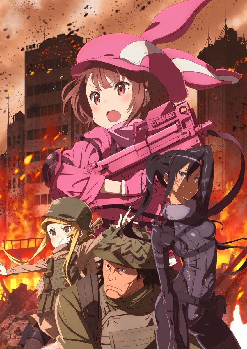Sword Art Online Spin-off Alternative Gun Gale Online Releases Key Visual!