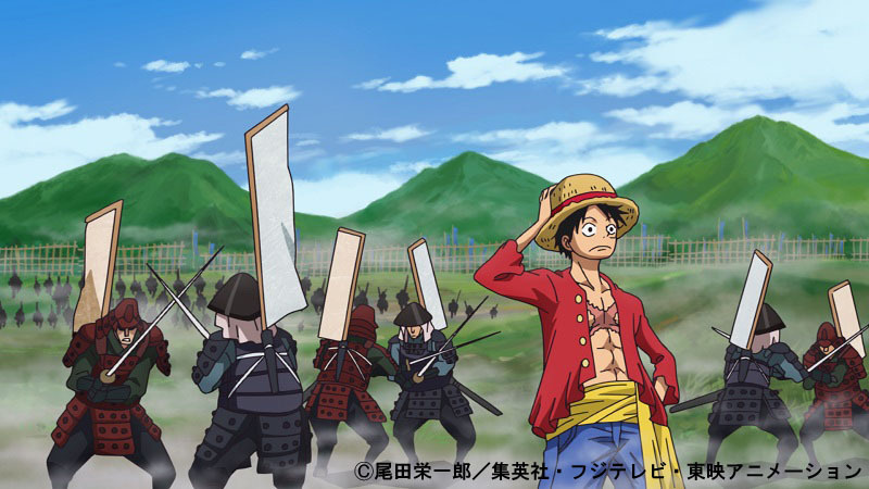 Luffy Appears in Japan’s Warring State Period for 2017’s FNS 27 HRS Television Event!