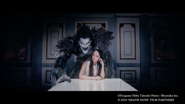 Death Note Shinigami Appear in Amuro Namie’s New Music Videos!