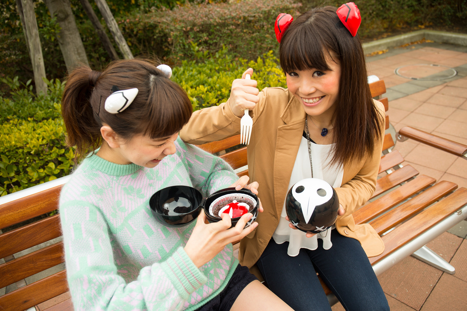 Enjoying the Core Dessert in Angel Bowl. 41