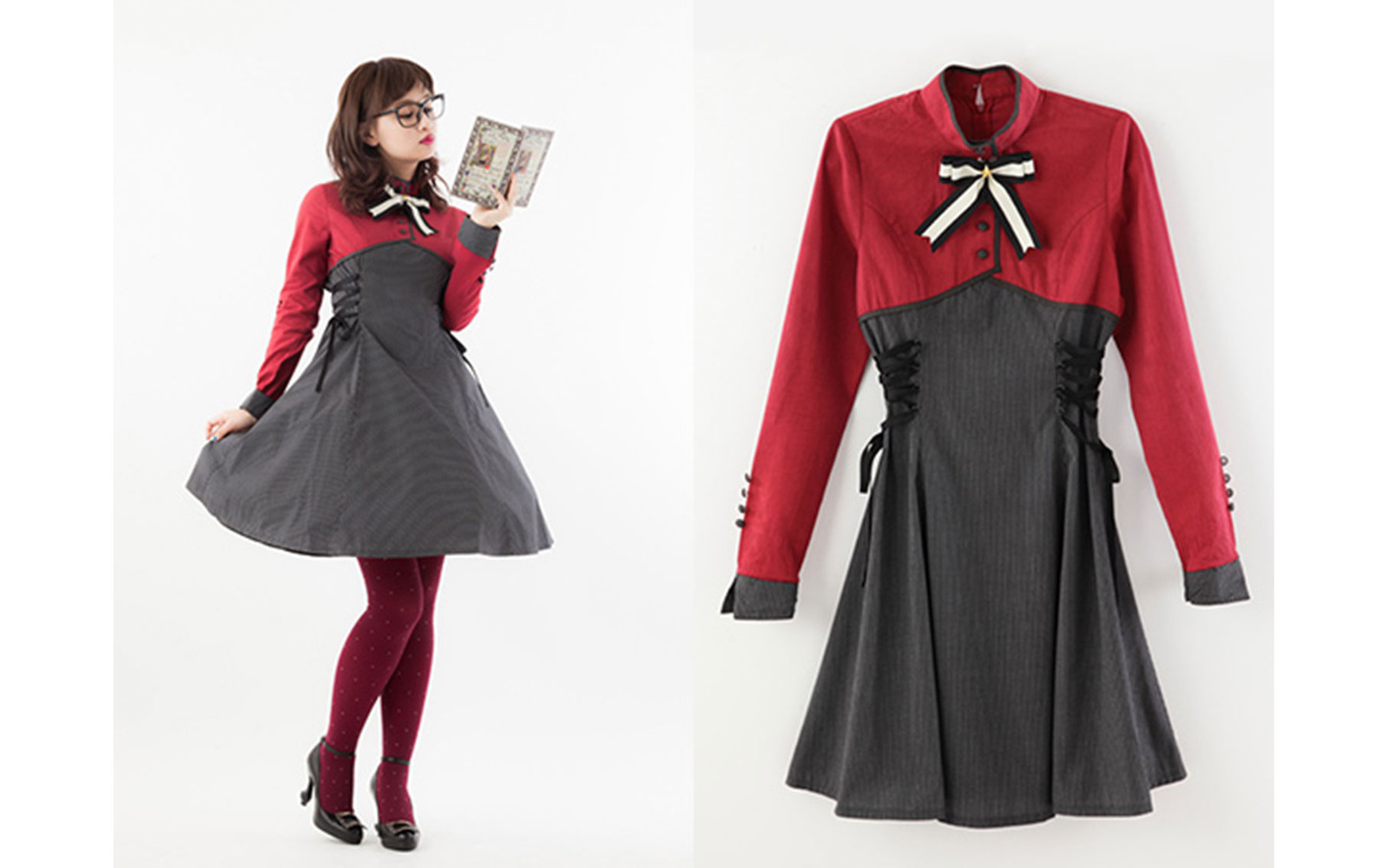 Sakura’s Stars and Stripes High Waist Dress 4