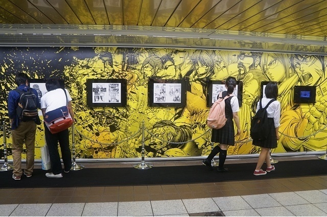 New “Terra Formars” Chapter 0 - Raw Manuscript and Life-Size Version Appear in Shinjuku Station