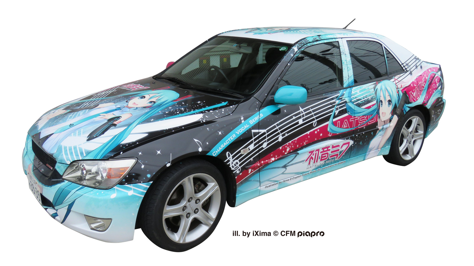 Spik Kobo and Animate's Official Itasha Project Roars to Life with Gorgeous Hatsune Miku Car Wrap!