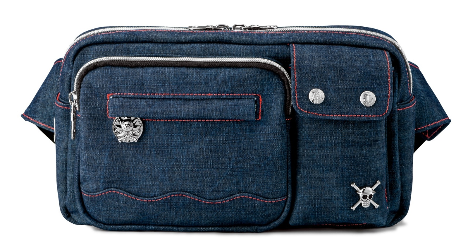 Okayama Denim Side Bags Available with Luffy & Trafalgar Law Designs! 1