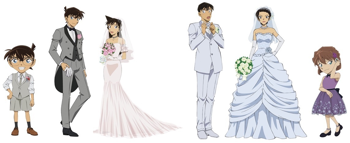 25th Detective Conan Film Reveals Wedding-Themed Visual!
