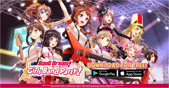 BanG Dream! Girls Band Party! Scores One Million Downloads For English Language Localisation!