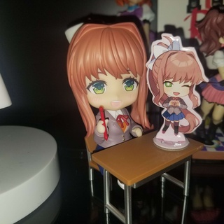 Monika Happy with the New Furniture