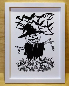 Paper Cutout Art 'Halloween 2025'