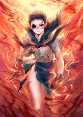  Sailor girl Burning