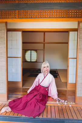 Okita Souji (Fate Grand Order) Cosplay by Calssara