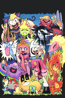 Adventure Time comics cover art!