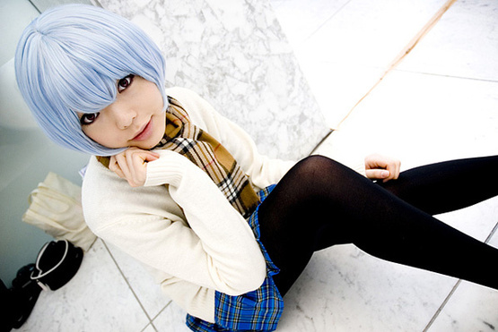 Rei Ayanami Cosplay (Evangelion /prize figure ver.)