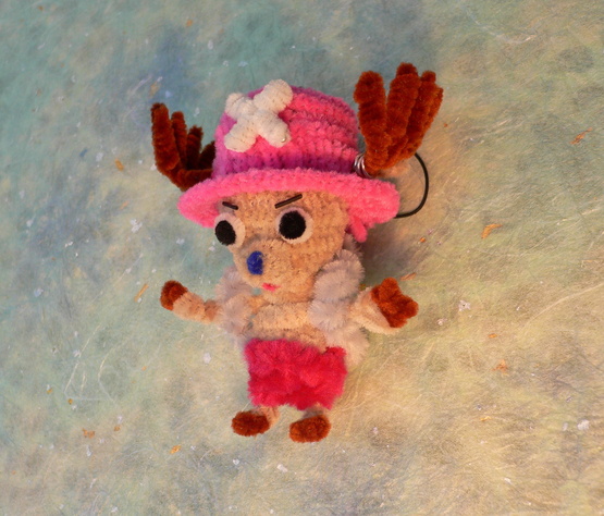 § Pipe Cleaner Chopper § Cute Fluffy Strap, Cherry Blossoms, and Chopper Hat