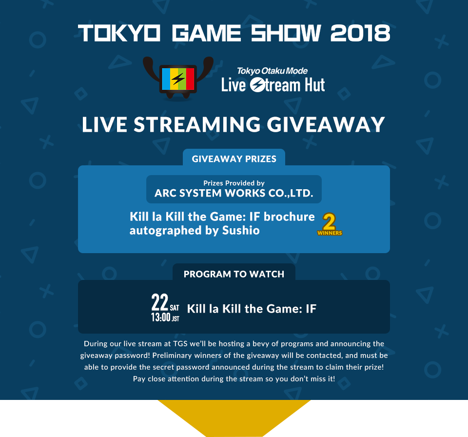 Tokyo Game Show 2018 Kill la Kill the GAME: IF