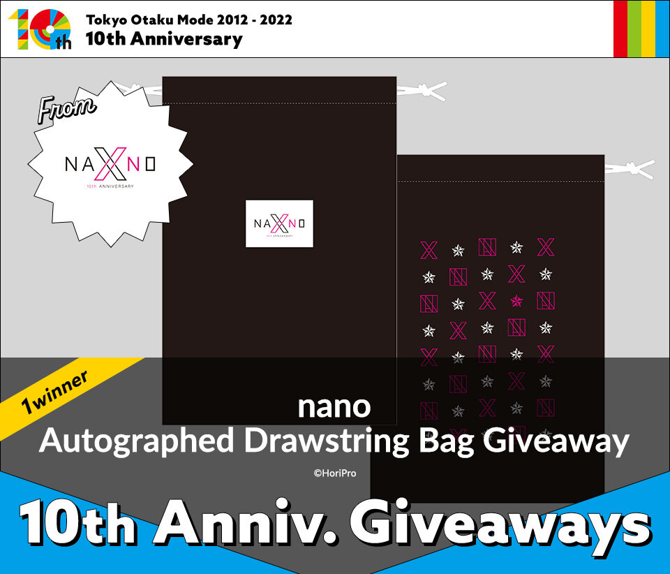 TOM Week 2022: nano Autographed Drawstring Bag Giveaway