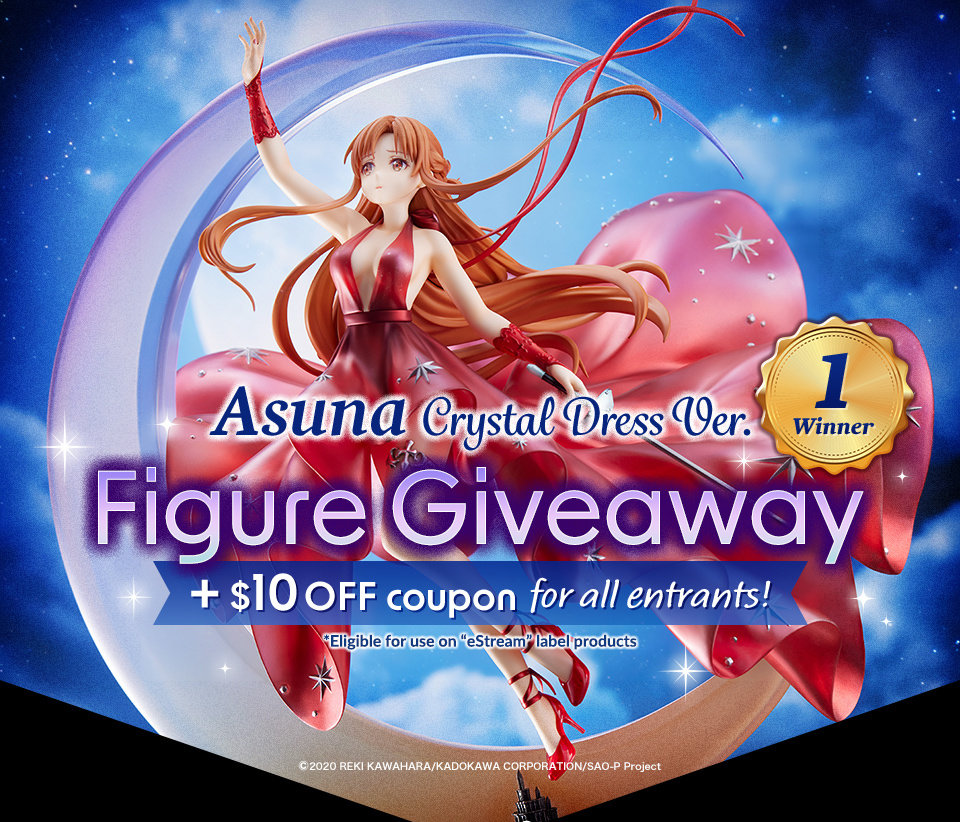 Asuna -Crystal Dress Ver.- Figure Giveaway