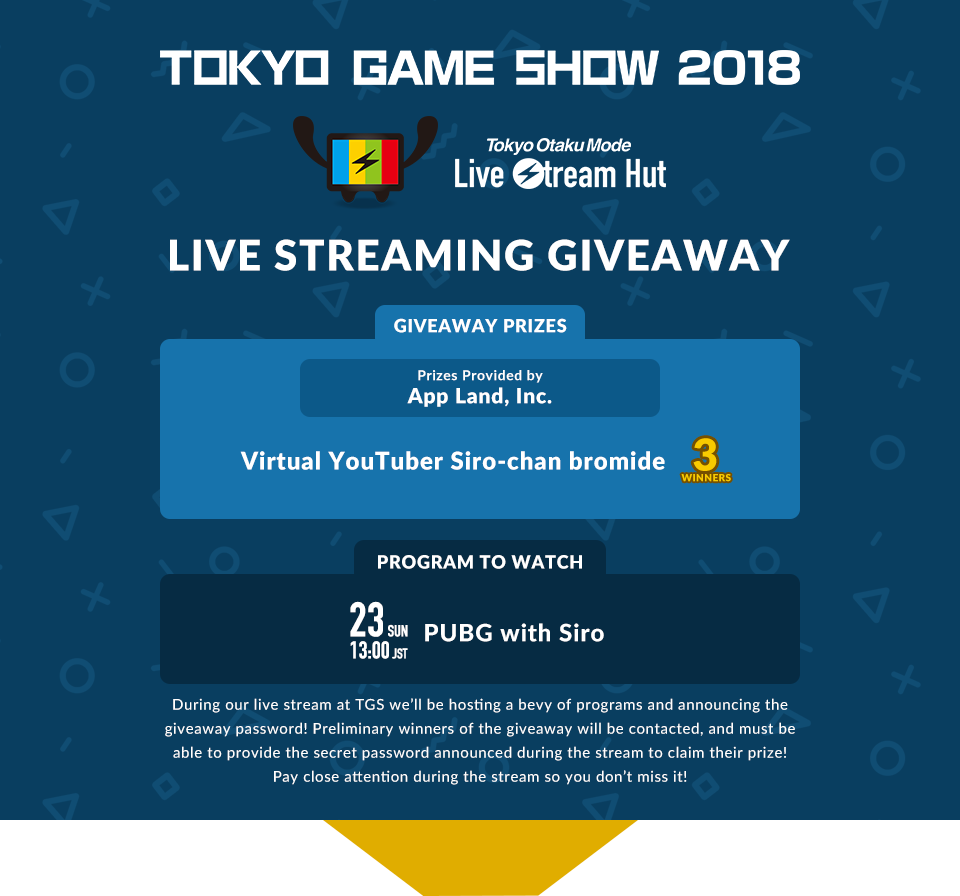 Tokyo Game Show 2018 Siro