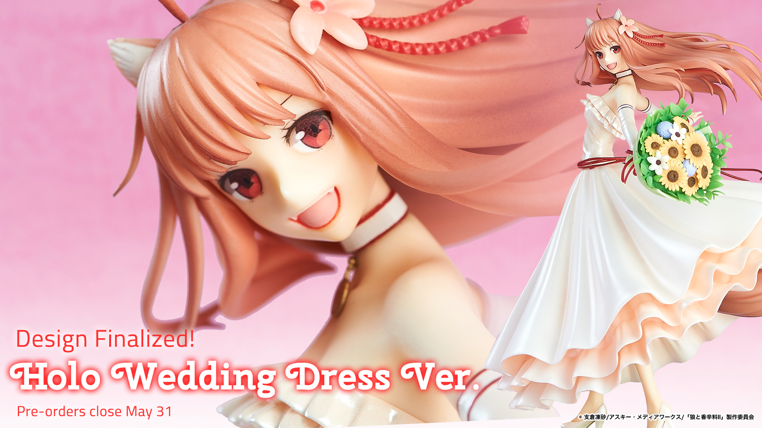 Spice and Wolf 10th Anniversary Project: Holo Wedding Dress Ver.