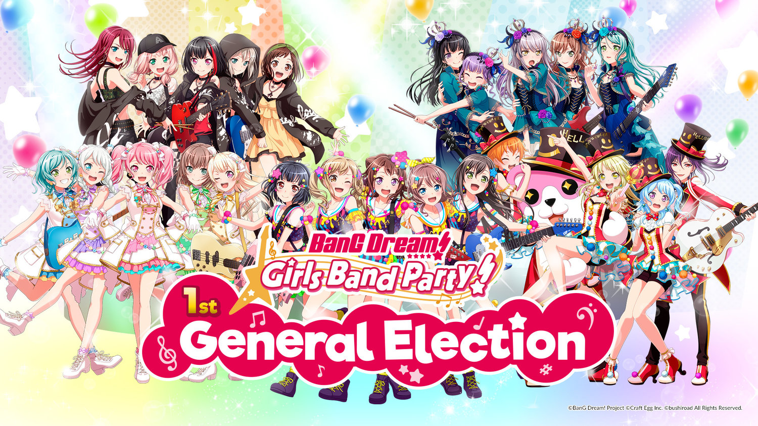 BanG Dream! Updates on X: The voting rankings for the various bands are  now updated on the BanG Dream! Girls Band Challenge webpage, just like in  the anime!   / X